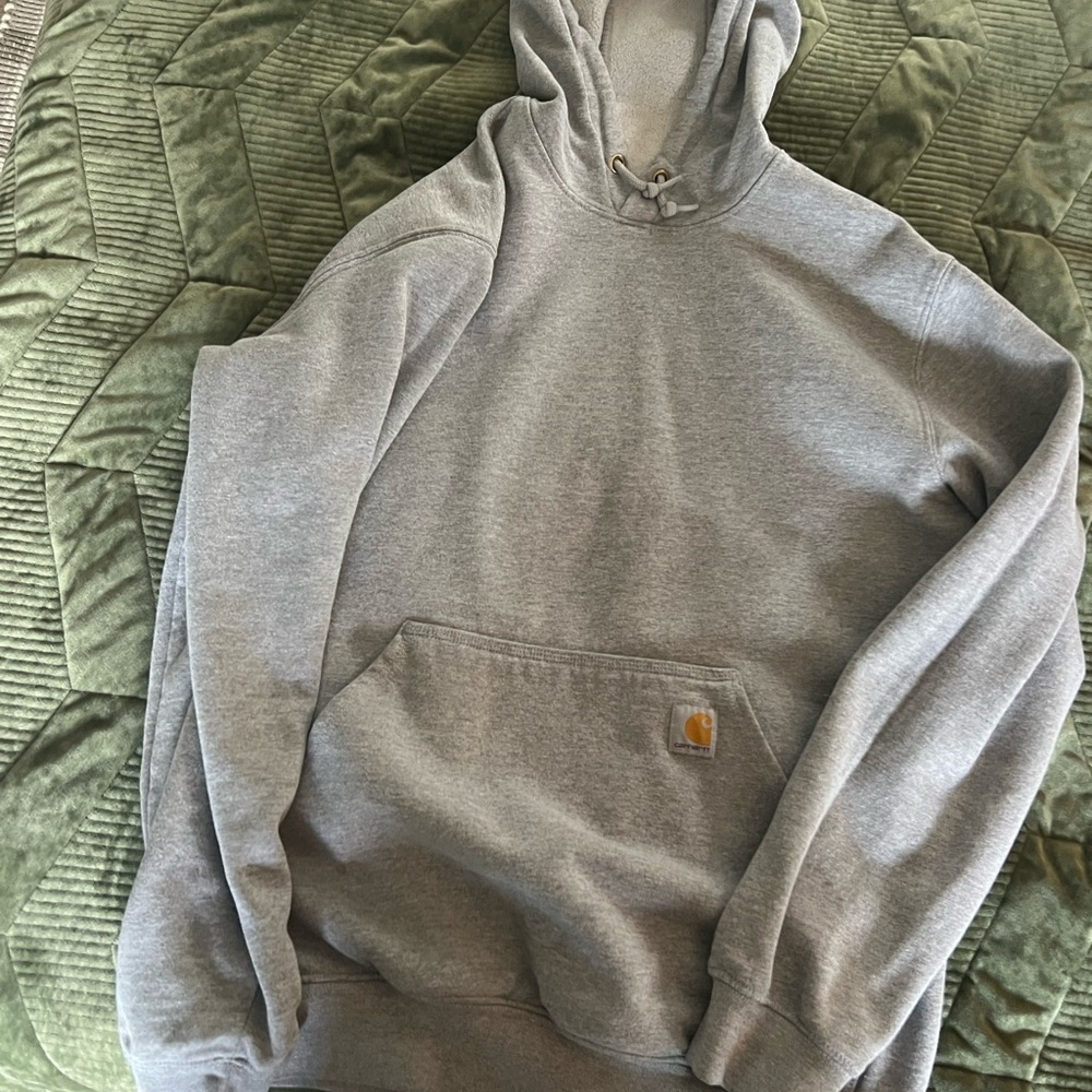 Gray carhartt Hoodie